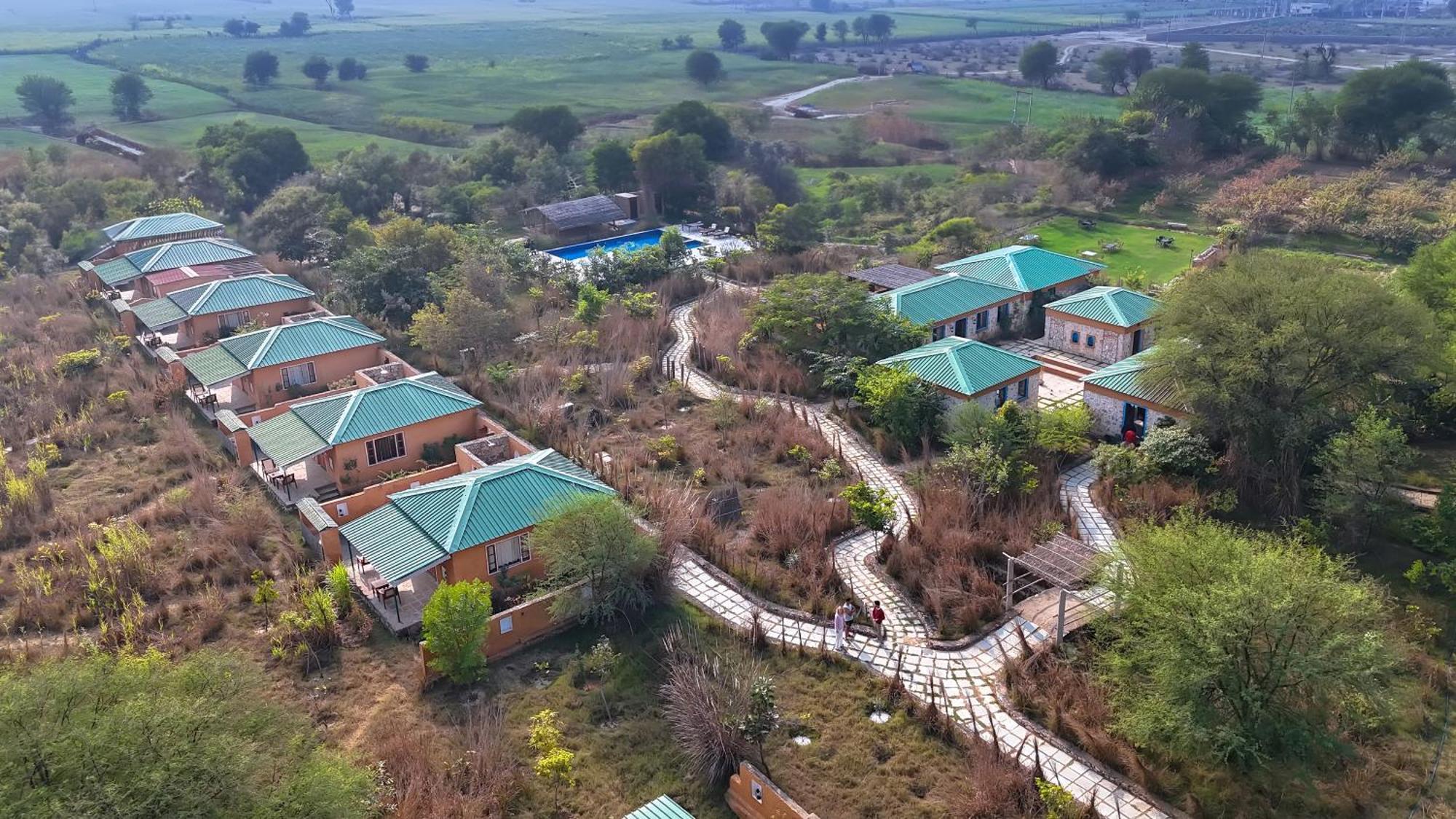 Bagh Serai - Rustic Cottage With Private Pool Савай Мадхопур Екстериор снимка