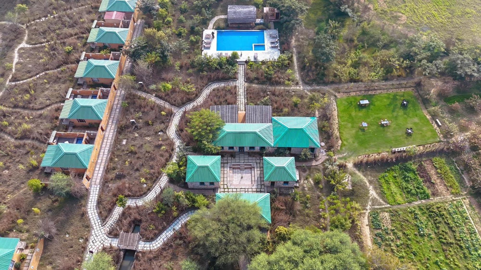 Bagh Serai - Rustic Cottage With Private Pool Савай Мадхопур Екстериор снимка